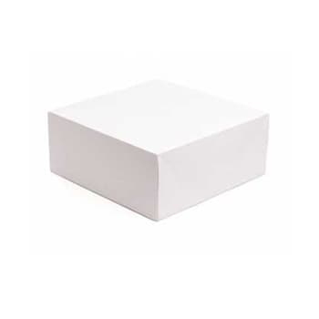 Caixa Cartolina Branca 20x16,5x7cm 125un