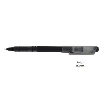 Marcador Needle Point Roller 0.3mm Preto -1un