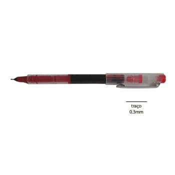 Marcador Needle Point Roller 0.3mm Vermelho -1un