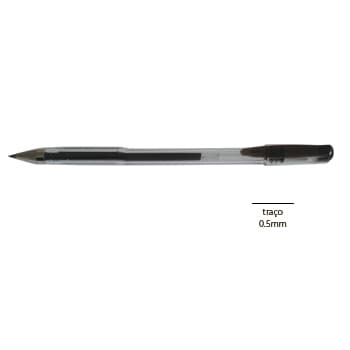Esferografica Gel 0.5mm Preto -1un
