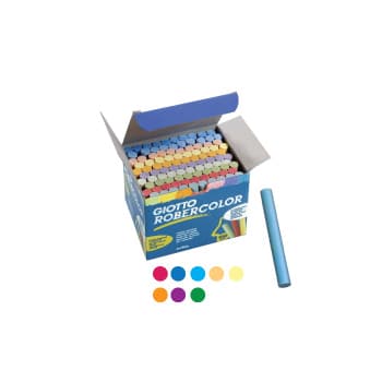 Giz Cores Sortidas Giotto Robercolor Cx 100un