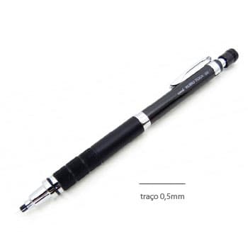 Lapiseira 0,5mm UNI Kurotoga M5-450T Preto - 1un