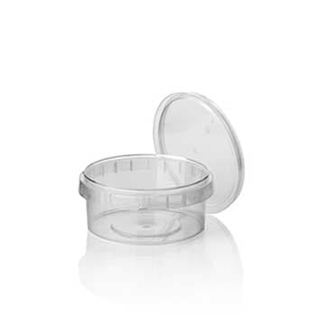 Caixa Alimentar PP Plástico Redonda 240ml 36un
