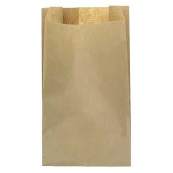Saco Papel Pão 24x7x42cm Castanho 1000un