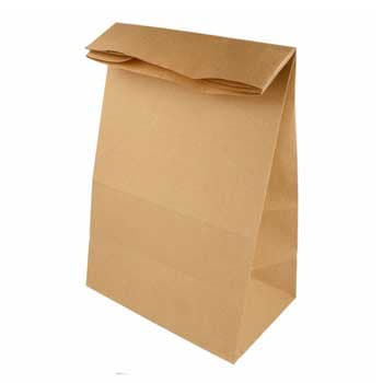 Saco Papel SOS 22+14x37cm 80g Castanho 1un