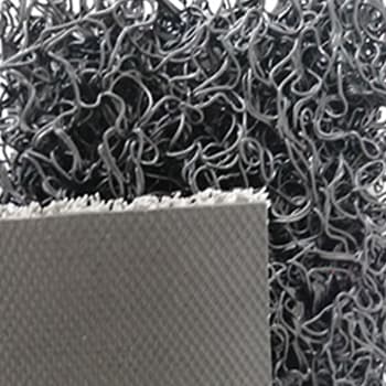 Tapete de Malha em PVC c/Fundo 14mm Preto-Metro Linear