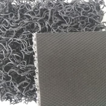 Tapete de Malha em PVC c/Fundo 14mm Cinza-Metro Linear