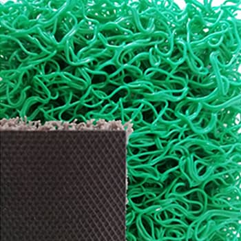 Tapete de Malha em PVC c/Fundo 14mm Verde-Metro Linear
