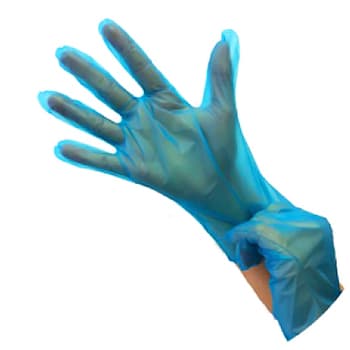 Luvas Polymer s/ Pó Azul Tamanho L Pack 200un