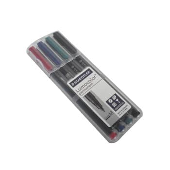 Marcador Perm. Medio Lumocolor 317 Pack 4 Cores