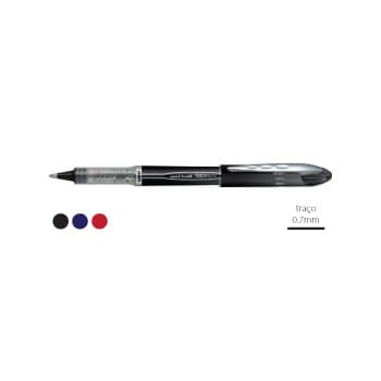 Marcador Uniball  Vision Elite UB205 0,5mm Preto Cx 12un