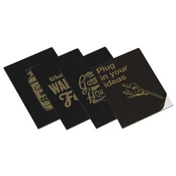 Caderno Agrafado Ambar Clever Gold A4 Pautado 90gr 40Fls