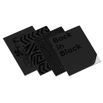 Caderno Agrafado Ambar Clever Black A4 Quadriculado 90gr 40F