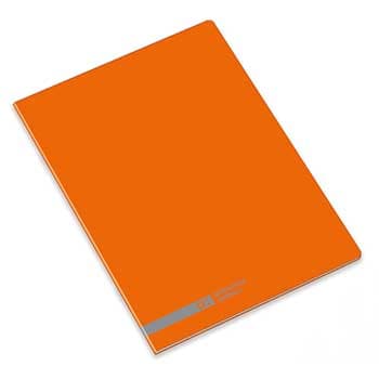Caderno Agrafado Ambar School A4 Quadri 70gr 48Fls Laranja