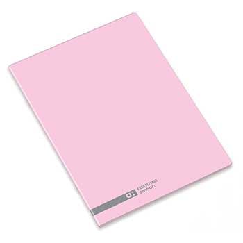 Caderno Agrafado Ambar School A4 Pautado 70gr 48Fls Rosa