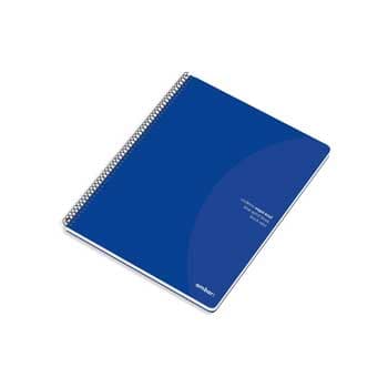 Caderno Espiral Ambar C/Azul A5 Quadriculado 70gr 80Fls