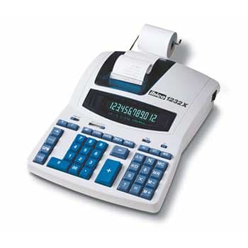 Calculadora de Secretária Ibico 1232X 12 Digitos c/ Fita