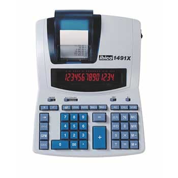 Calculadora de Secretária Ibico 1491X 14 Digitos Térmica