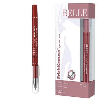 Esferografica Gel EK Belle 0,5mm Vermelho - 1unid