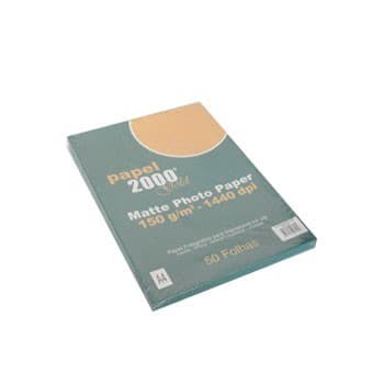 Papel 150g InkJet 2000 A4 Foto Matte - 50 Folhas