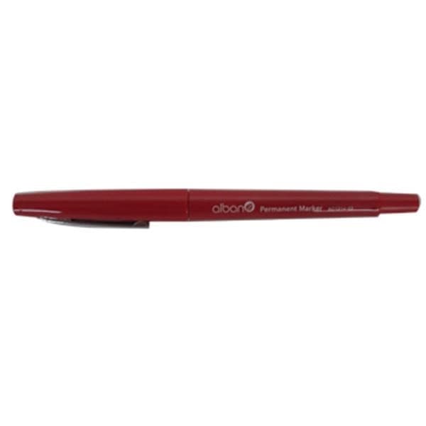 Marcador Permanente Medio Ponta Nylon Vermelho - 1un