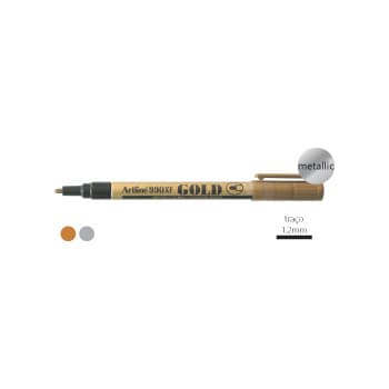 Marcador Permanente Artline EK990 1,2mm Ouro