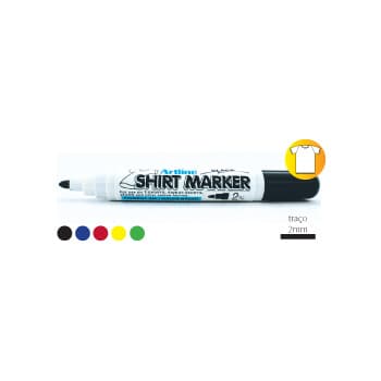 Marcador Tecidos ShirtMarker Artline EKT 2mm Amarelo-1un