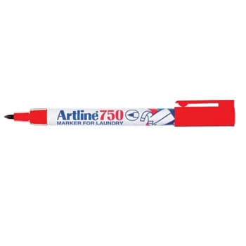 Marcador Tecidos Artline 750 0,7mm Vermelho-1 un