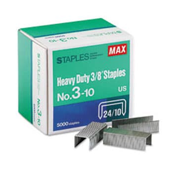 Agrafos Nº3-10 24/10 Max (55/70 Folhas) Cx5000un
