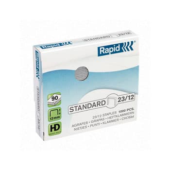 Agrafos 23/12 Rapid (60/90 Folhas) Cx1000un