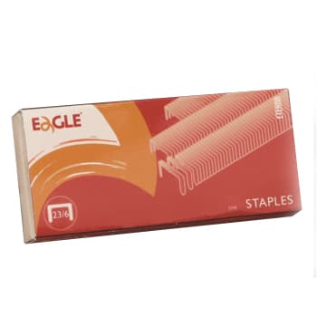 Agrafos 23/6 Eagle (10/40 Folhas) Cx1000un