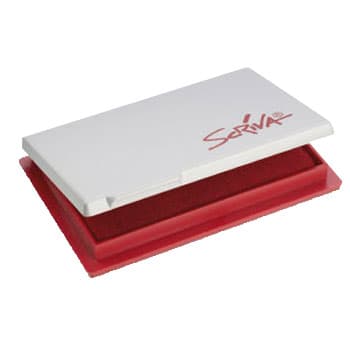 Almofada Carimbos Nº2 7x11cm Vermelho