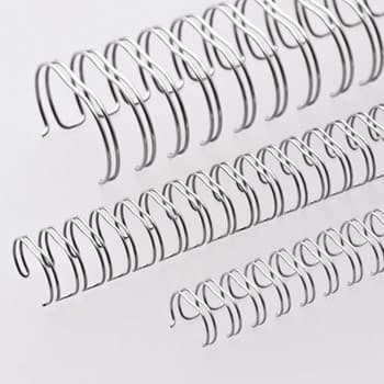 Argolas Metalicas Encadernar Passo 3:1 08mm Cx100 Prata
