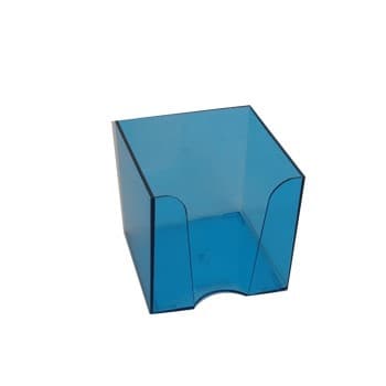 Base transparente p/ Bloco (Cubo) 90x90x90mm Cores Sortidas