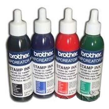 Tinta BROTHER Preto para Carimbos (20cc)