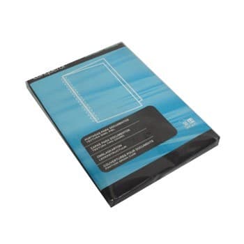 Capa Encadernar Conqueror Couro 300gr 50Fls A4 Preto