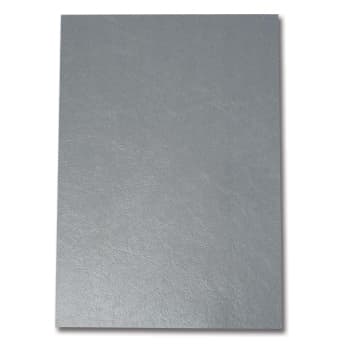 Capa Encadernar Conqueror Couro 300gr 50Fls A4 Cinza Metaliz