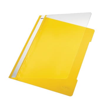 Classificador Plastico Capa Transp. Leitz 4191 Amarelo 25 un