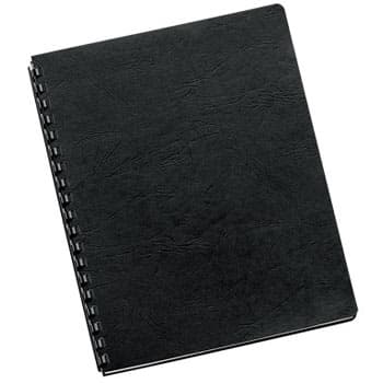 Capas Encadernar Delta Couro 250gr 100Folhas A4 Preto
