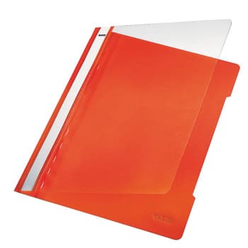 Classificador Plastico Capa Transp Leitz 4191 Laranja CX25un