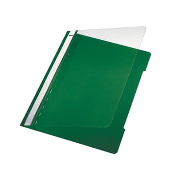 Classificador Plastico Capa Transp Leitz 4191 Verde Cx25un