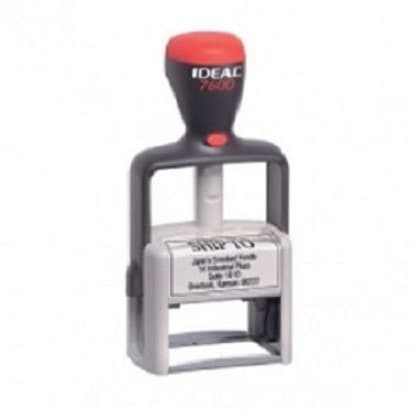 Carimbo 57x34mm Autotintavel Ideal Mod 7600