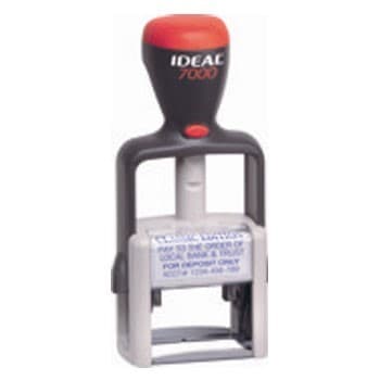 Carimbo 62x42mm Autotintavel Ideal Mod 7700