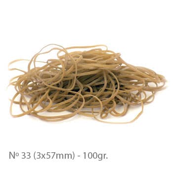 Elasticos 3x91mm (Nº33) 100gr