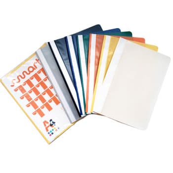 Classificador Plastico PP Capa Transparente Amarelo 1un