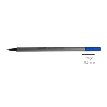 Marcador Ultra Fino Azul 0,3mm - 1un