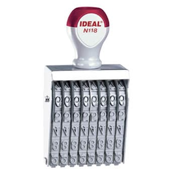 Numerador Ideal 8 Rodas, 11mm