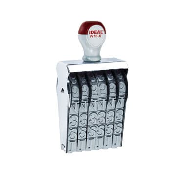 Numerador Ideal 6 Rodas, 15mm