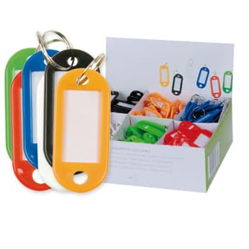 Porta Chaves Cor Sortidas Pack 100un