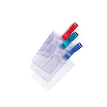 Porta Nomes Vertical c/mola 62x108mm Eagle Pack12un Sortido